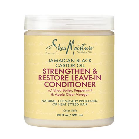 SheaMoisture Leave In Conditioner Jamaican Black Castor Oil 20 Oz