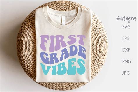 First Grade Vibes Svg Cut File Shirt Svg By Sintegra Thehungryjpeg