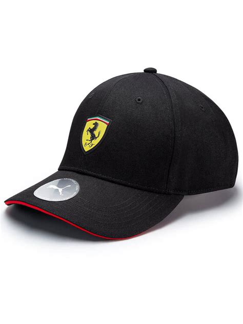 Puma Czapka z daszkiem Scuderia Ferrari Classic Czarny | Modivo.pl