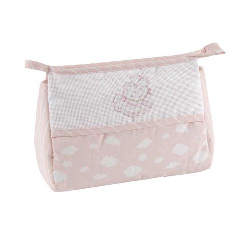 Trousse De Toilette Enfant Dmc Fille Nuage Rose Broder