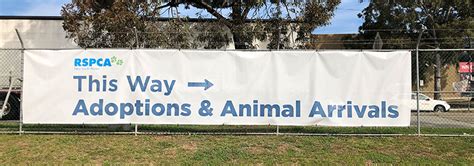 Large Fence Banners for RSPCA in Sydney - Fence Banner Mesh