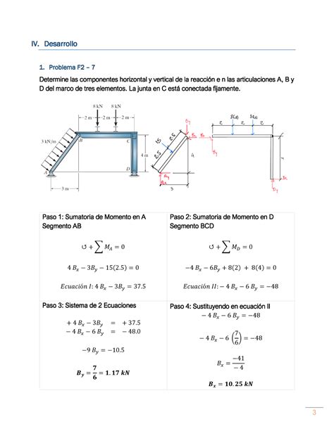 Soluci N De Ejercicios De Mec Nica De Materiales Iv Desarrollo