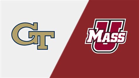 Georgia Tech Vs Massachusetts Quarterfinal 3 Diamond Head Classic