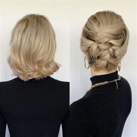 short hair updos