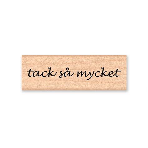 Tack Sa Mycket Thanks So Much Wood Mounted By Mountainsidecrafts