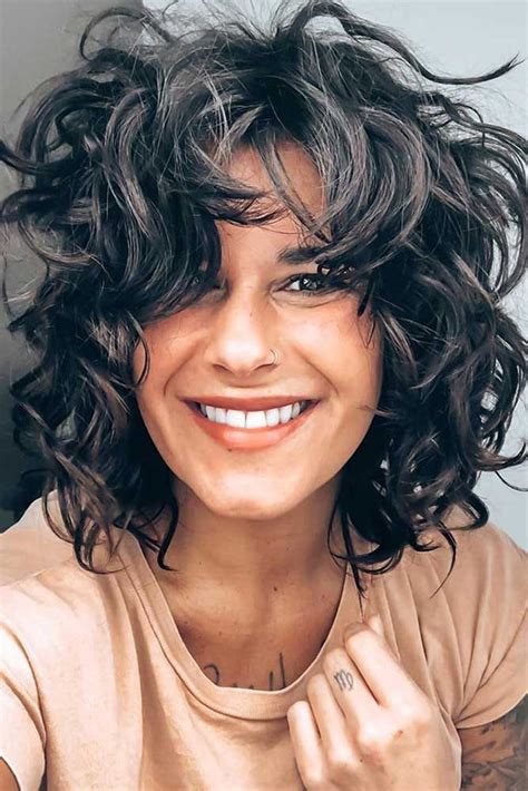 Curly Shag Haircut Medium Curly Haircuts Modern Shag Haircut