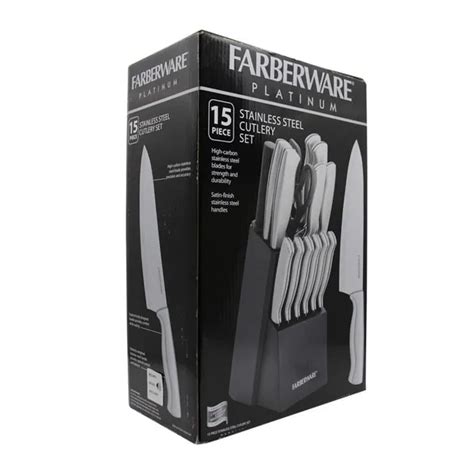 Farberware Platinum Stainless Steel Cutlery Set 15 Pieces Lazada Ph