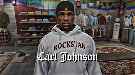 Carl Johnson Classic Hd Gta Sa Remake Gta 5 Mods