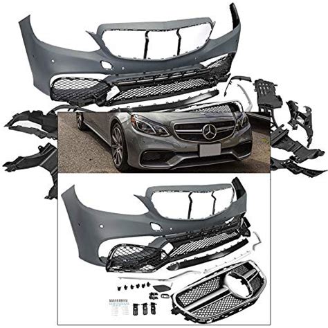 Buy E Class 2014 2016 Sedan Wagon E63 Amg Style Front Bumper Body Kit With Grille Online At