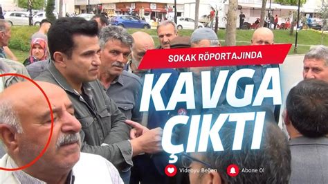 Elazi Da Sokak R Portaji Sirasinda Kavga Ikti R Portaj Yarida