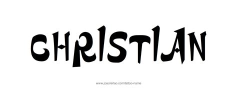 Christian Name Tattoo Designs