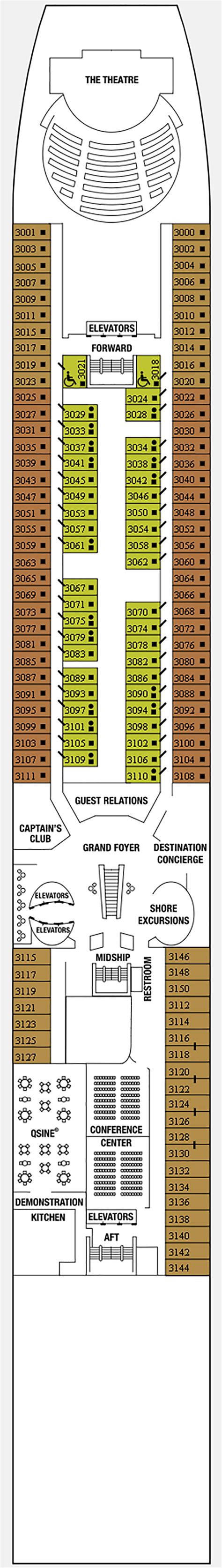 Celebrity Constellation Plano Del Barco Planet Cruise ES