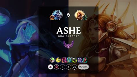 Ashe Support Vs Leona Kr Master Patch Youtube