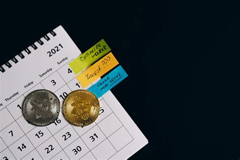 coins   calendar  stock photo