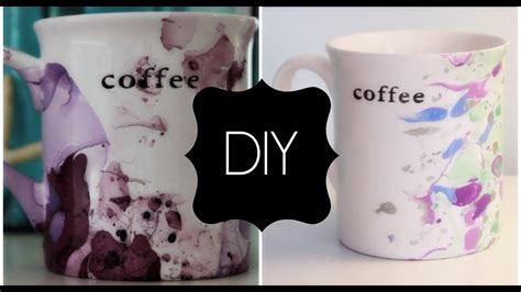 DIY Watercolor Mugs YouTube