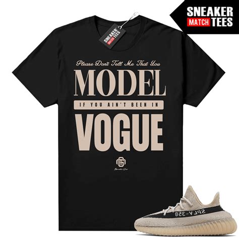 Yeezy match sneaker tee Yeezy 350 Slate | Sneaker Match Tees