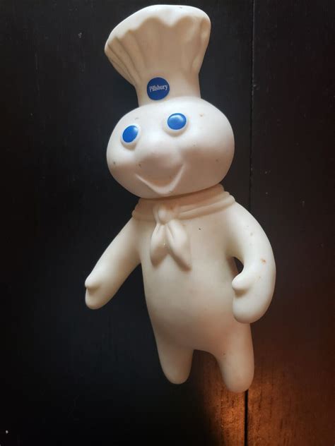 Vintage 1971 Pillsbury Dough Boy Silicone Collectible Toy Figure Ebay