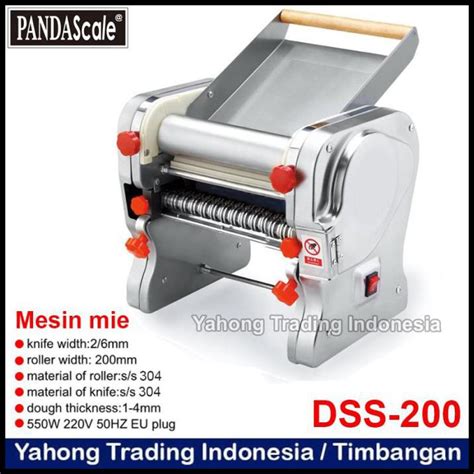 Jual Mesin Giling Mie Listrik Mesin Pembuat Mie Listik Dss 200 2Mm 6Mm