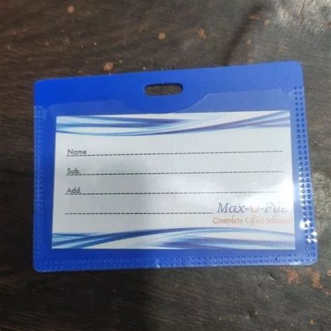 Blue Pvc Id Card Holder At Rs Piece In Kolkata