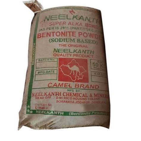 Camel Bentonite Powder Grade Commercial Grade Packaging Size Kg