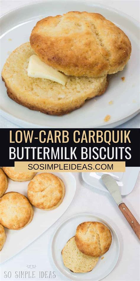 Low Carb Buttermilk Carbquik Biscuits So Simple Ideas