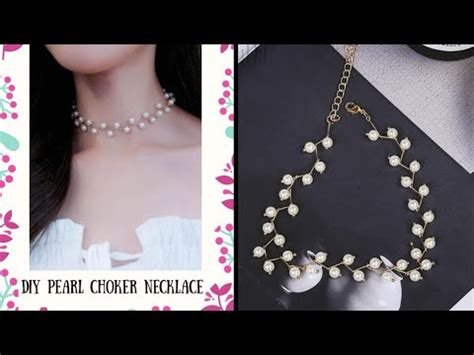 How To Make A Pearl Choker Necklace Youtube