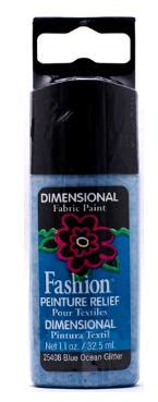 Tinta T Xtil Relevo Fashion Dimensional Glitter Provoca Arte