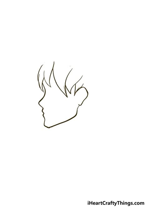 How To Draw An Anime Side Profile Step By Step!