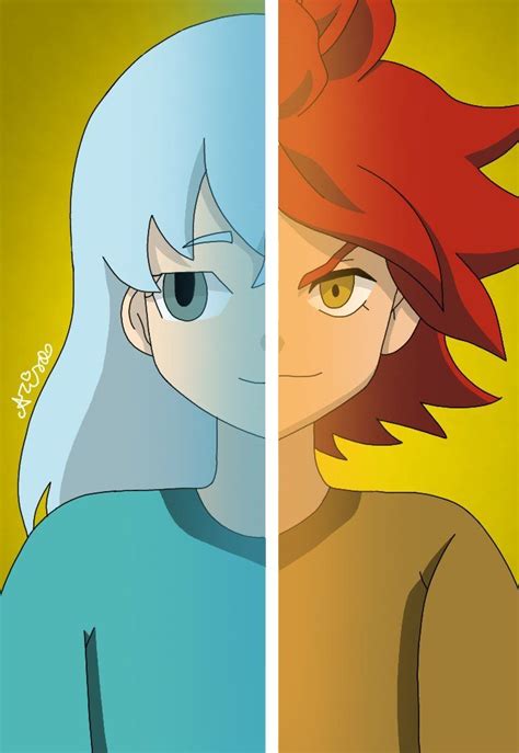 Inazuma Eleven OC Katia Whitingale Nagumo X Claude Beacon Haruya