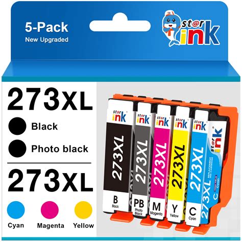 273XL Ink Cartridge for Epson Ink 273 XL 273XL T273XL Combo Pack for ...