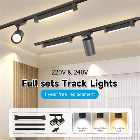 Linear Track Light Set Led Spotlight V Track Lamp Rail Fill Light