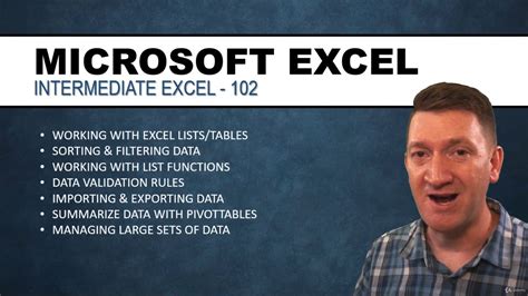 Microsoft Excel Excel From Beginner To Advanced Udemy Course Part 1 Youtube