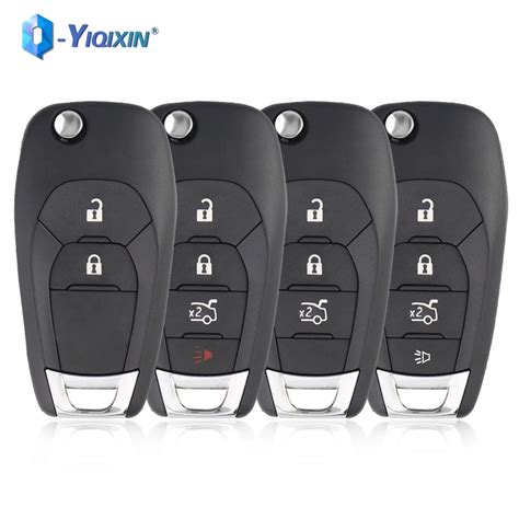 YIQIXIN Car Flip Remote Key Shell Case 2 3 4 Buttons For Chevrolet