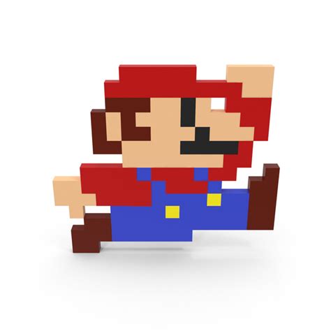 8-Bit Mario PNG Images & PSDs for Download | PixelSquid - S111349659