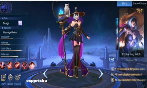 Skin ML Season 14 Enchanting Witch Mobile Legends Esportsku