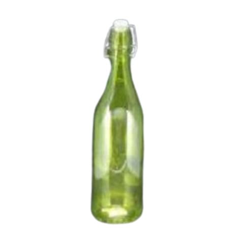 Green Glass Bottle 1l Generique Aubut 7385