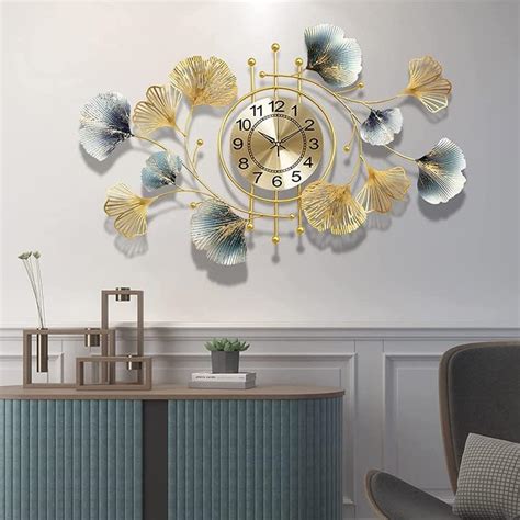 Buy Universal Art Metal Iron Analog Clock Willow Horizontal Time