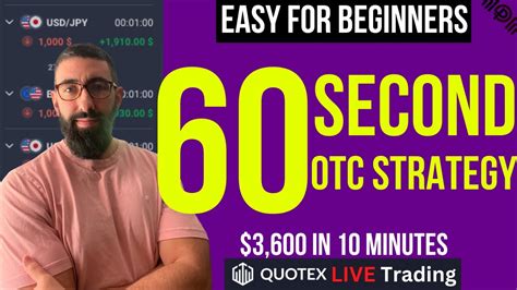 Simple Quotex Otc 60 Second Binary Options Strategy For Beginners Youtube