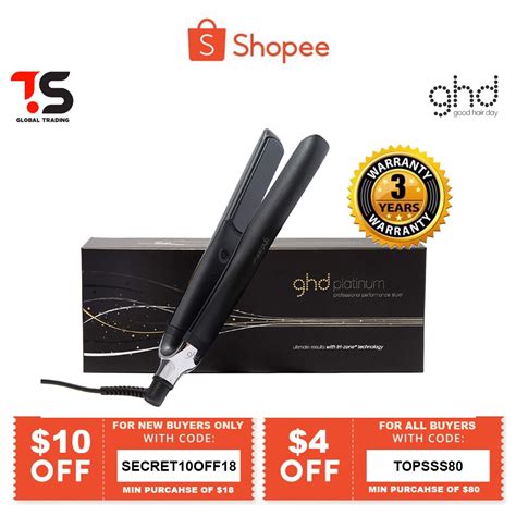 3 Years Warranty - GHD Platinum+ Black Styler | Shopee Singapore