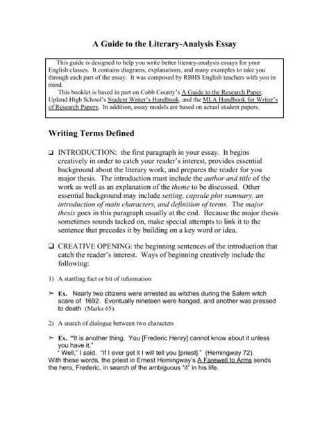 😝 Literary Analysis Essay Literary Analysis ~ Definition And Step 2022 10 12