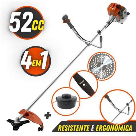 Roçadeira Tekna 52cc Rl520ac Tk Com Kit Completo Extra