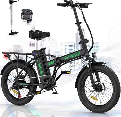 HITWAY Electric Bike For Adults 20 Fat Tire E Bike 250W Electric