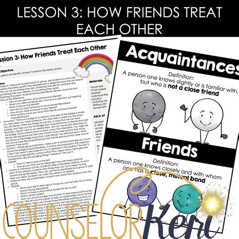 Friendship Group Counseling: Friendship Activities for Boundaries and ...