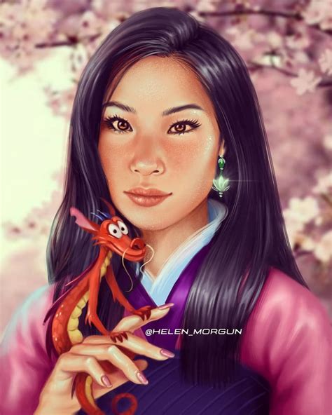 Celebrity Princess Lucy Liu As Mulan Best Disney Princess Fan Art Popsugar Love And Sex Photo 68