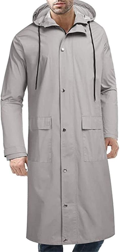 Coofandy Chubasquero Con Capucha Para Hombre Impermeable Ligero