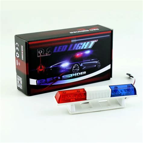 Rc Car Accessories Led Police Flash Light Alarming Light For Hsp