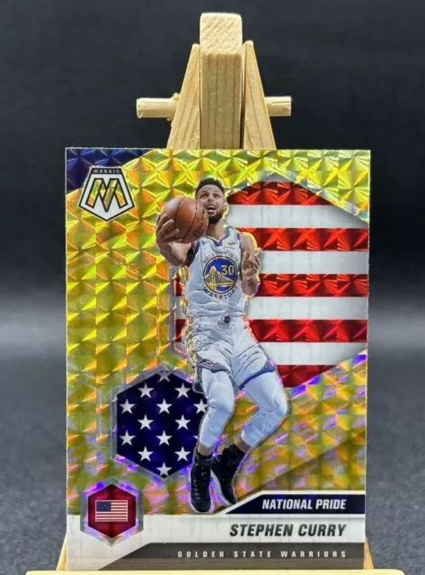 Panini Mosaic Stephen Curry Gold Fold Golden State