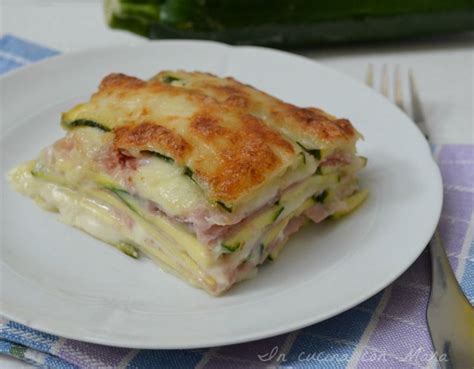 Lasagne Di Zucchine Senza Besciamella Ricetta Crepes