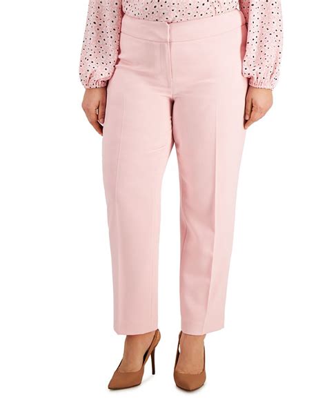 Kasper Plus Size Straight Leg Pants Macys