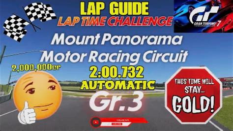 Gt Lap Time Challenge Mount Panorama Motor Racing Circuit Lap Guide